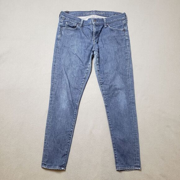 Citizens of Humanity Jeans Phantom Cropped Skinny Leg Size 29 - Picture 1 of 15